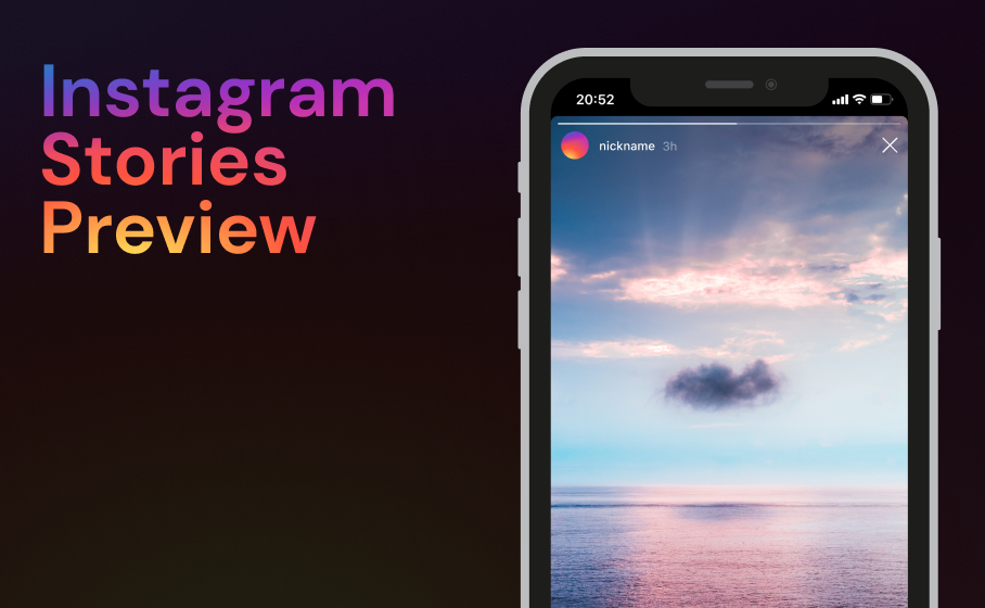 Instagram Stories Preview